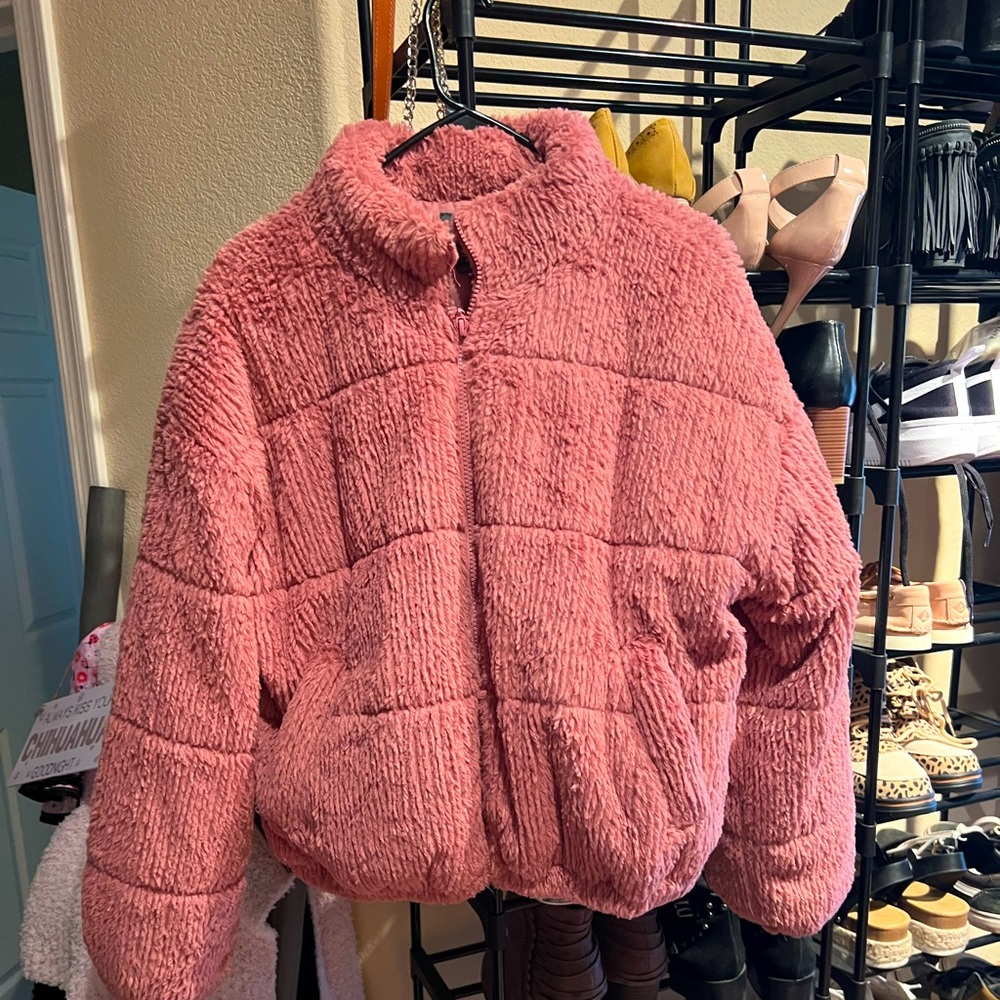 Pink Wild Fable Puffer Jacket